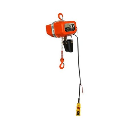 ELEPHANT LIFTING PRODUCTS 1/2 ton Electric Chain Hoist, Elephant FB, Two Speed 460v Three Phase, 15' Lift FB-050-15